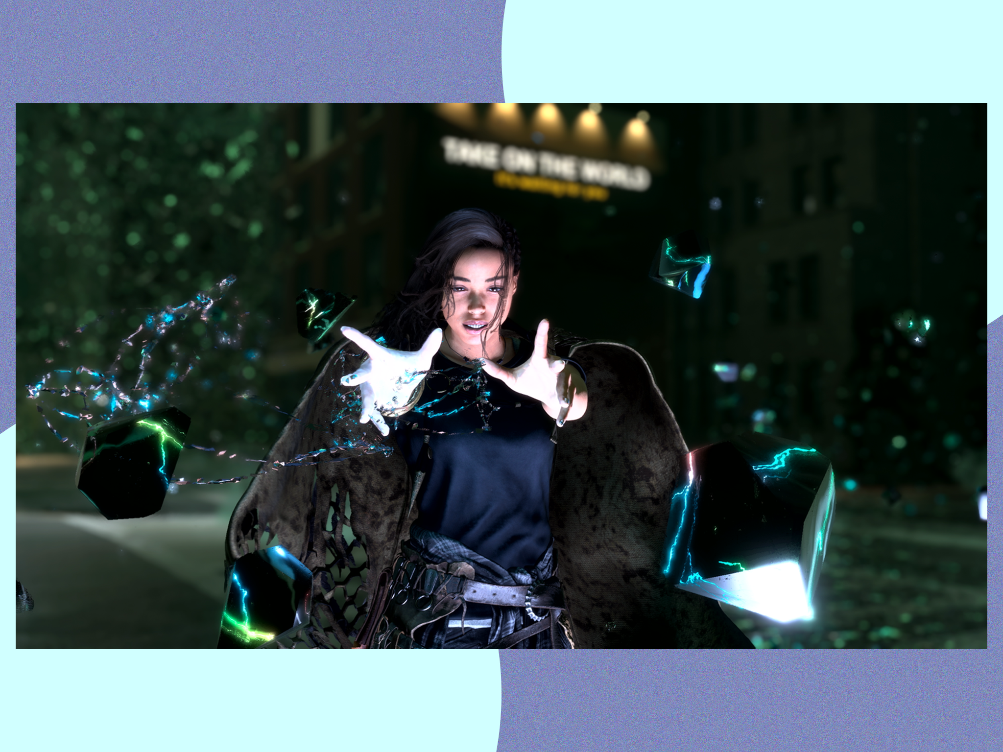 <p>Protagonist Frey is portrayed by actress Ella Balinska</p>